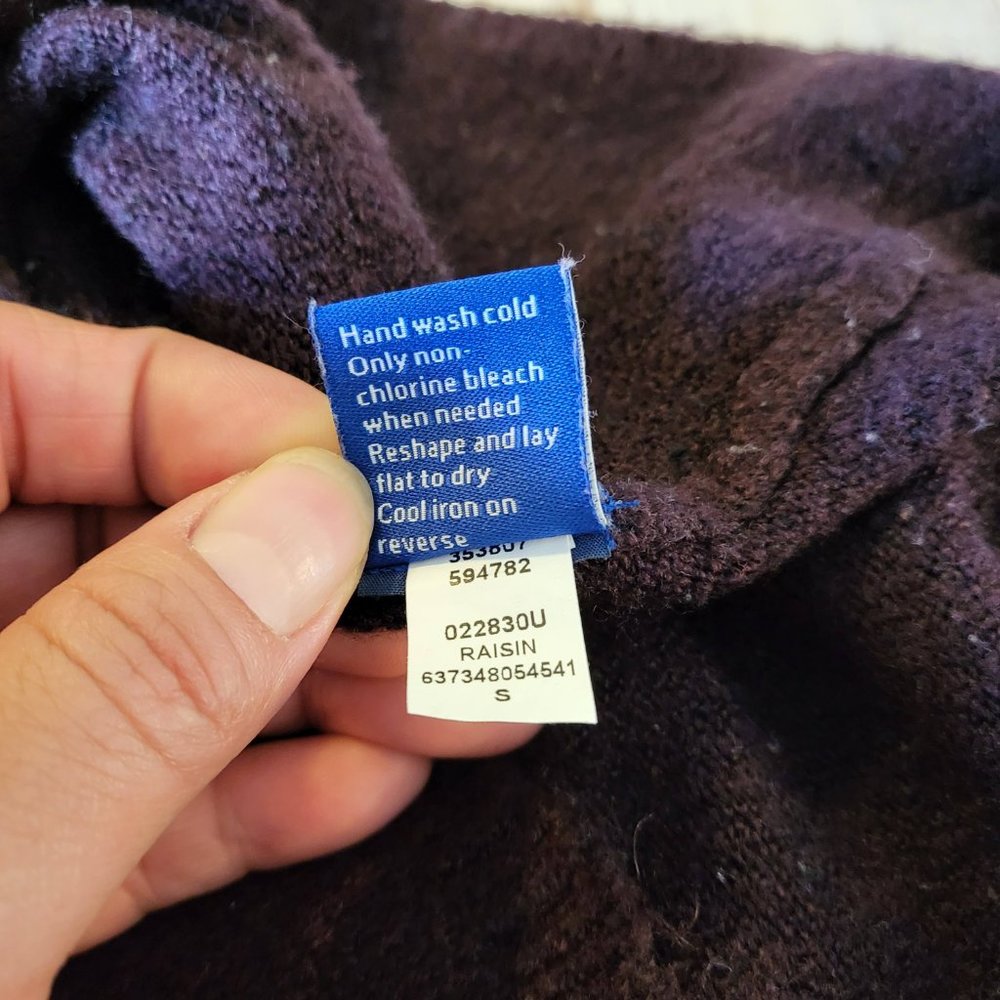 Apt. 9 Women’s ¾ Sleeve Sweater Raisin Sz S - Picture 5 of 5